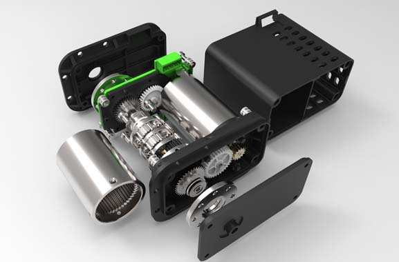 機(jī)器關(guān)節(jié)無刷舵機(jī)齒輪箱